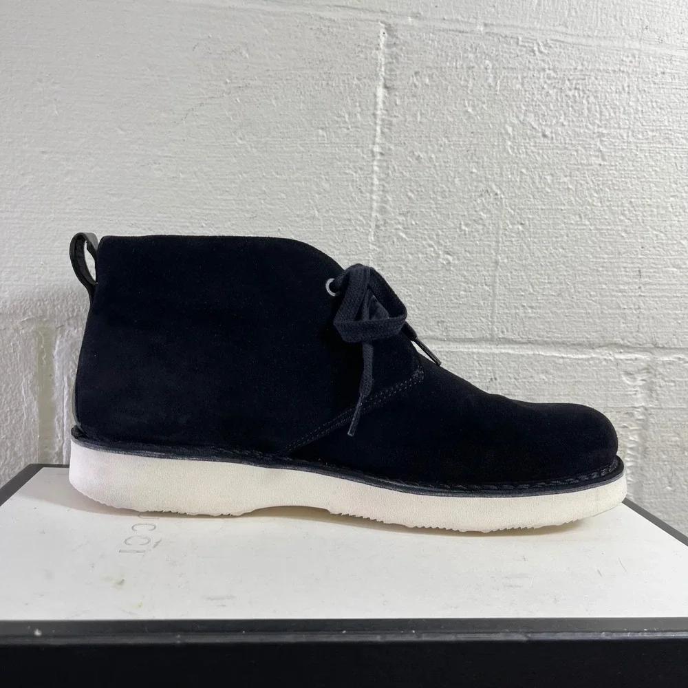 Samuel Hubbard 2215 Chukka Ankle‎ Boots Black Suede Lace up Men's Size 10 US